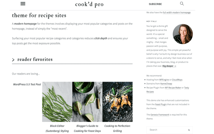 Cookd Pro homepage