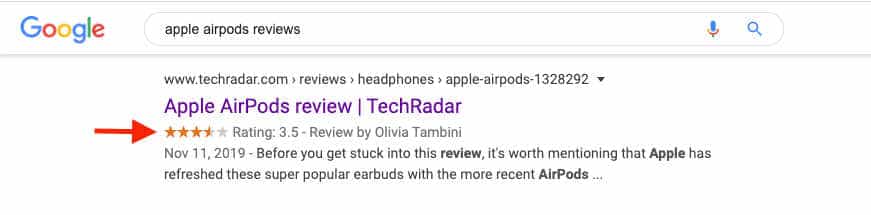 google Rich snippets Business Pro